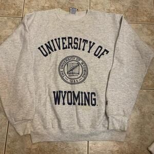 1886 University Of Wyoming Crewneck Sweatshirt 1990S 80S